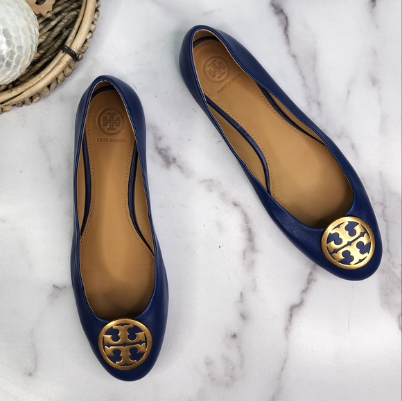 Tory Burch Shoes - Tory Burch Leather Flats